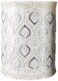 Popular Bath Monaco White Resin Trash Can, Open-Top