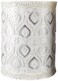 Popular Bath Monaco White Resin Trash Can, Open-Top