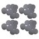 Tosnail 48 Pieces Removable Bottoms Replacement Discs for 12 Cavity Mini Cheesecake Pan