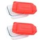 Pyrex 222 2-Qt Glass Baking Dish &amp; Red Lid (2-Pack) - Made in USA