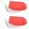 Pyrex 222 2-Qt Glass Baking Dish &amp; Red Lid (2-Pack) - Made in USA