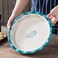 Wisenvoy Pie Pan Ceramic Pie Dish Pie Plate Porcelain Deep Dish Pie Pan Non-Stick Pie Pans