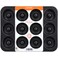 CHEFMADE Nonstick Donut Pan, 12 Cavity Ring Doughnut Pan for Baking Cookies Bagel (Black)