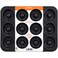 CHEFMADE Nonstick Donut Pan, 12 Cavity Ring Doughnut Pan for Baking Cookies Bagel (Black)