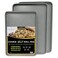 casaWare 3pc Ultimate Cookie Sheet Set (Silver Granite)