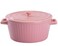 WHJY Pink Ceramic Casserole Dish with Lid &frac14;&OElig;1 Quart Ceramic Casserole Pan for Bakeware Oven
