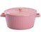 WHJY Pink Ceramic Casserole Dish with Lid &frac14;&OElig;1 Quart Ceramic Casserole Pan for Bakeware Oven
