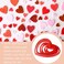 6-Piece Heart Cookie Cutter Set, Plastic Baking Molds