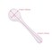 ONLYKXY 10pcs Clear Long Handle Plastic Measuring Spoons Coffee Protein Milk Powder Scoops Spoon Kitchen Tools (3g)