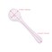 ONLYKXY 10pcs Clear Long Handle Plastic Measuring Spoons Coffee Protein Milk Powder Scoops Spoon Kitchen Tools (3g)