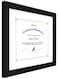 Golden State Art 11x14 Diploma Frame for 8.5x11 Document,Solid Wood/Glass
