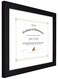 Golden State Art 11x14 Diploma Frame for 8.5x11 Document,Solid Wood/Glass