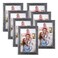 Giftgarden 4x6 Picture Frame Antique Silver 7 Pack, 4 &euro; by 6&acirc;&euro; Distressed Silver Photo Frames Rustic for Wall or Tabletop