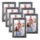 Giftgarden 4x6 Picture Frame Antique Silver 7 Pack, 4 &euro; by 6&acirc;&euro; Distressed Silver Photo Frames Rustic for Wall or Tabletop