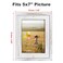 Egofine 2 Pack 5x7 Rotating Floating Picture Frames,Double-Sided Display with HD Glass Front Wooden Distressed Frame for Vertical or Horizontal Tabletop Display, White