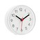 mooas 2WAY Silent Waterproof Bathroom Clock (White)