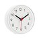 mooas 2WAY Silent Waterproof Bathroom Clock (White)