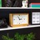 NEWGATE &reg; Hollywood Desk Clock   Contemporary Rectangular Design   Solid Wood   Pale Oak Finish   Mid-Century Style for Desk, Table top, Shelf or Bedside