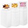 Moretoes 24pcs Bakery Boxes with 3 Styles Window, 8x6x2.5in Treat Boxes