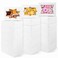Moretoes 24pcs Bakery Boxes with 3 Styles Window, 8x6x2.5in Treat Boxes