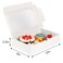 Moretoes 24pcs Cookie Boxes with Window, 12x8x2.5 In White Bakery Boxes