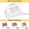 Moretoes 48pcs Cookie Boxes with 3 Style Window, 8x6x2.5In Bakery Boxes