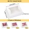 Moretoes 48pcs Cookie Boxes with 3 Style Window, 8x6x2.5In Bakery Boxes
