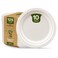GUSTO 100% Compostable 10 Inch Paper Plates 125 Count] White Heavy Duty Disposable Dinnerware &acirc;&euro;&ldquo; Sugarcane Bagasse, Eco-Friendly &amp; Biodegradable (Formerly Comfy Package)