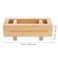 Yardwe Rectangular Sushi Press Mold Box 8.66X3.74X3.14In Bamboo Sushi Maker Rice Roller Mold Diy Making Tool for Home Kitchen and Restaurants