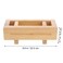 Yardwe Rectangular Sushi Press Mold Box 8.66X3.74X3.14In Bamboo Sushi Maker Rice Roller Mold Diy Making Tool for Home Kitchen and Restaurants