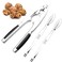 Anwenk Nut Crackers for All Nuts Nutcracker Pecan Walnut Nut Crackers with 2 Picks Heavy Duty Shell Seafood Cracker Tool