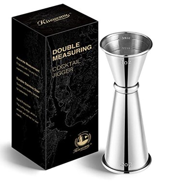 KITESSENSU Jigger for Bartending, 2 oz 1 oz with Measurements Inside
