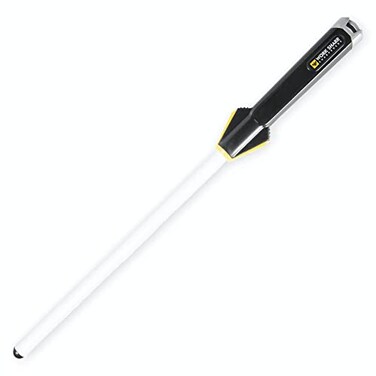 Work Sharp Kitchen Ceramic Honing Rod - Angle Guided - For Chef, Santoku, Paring, &amp; Serrated Knives Black