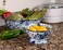 Golden Rabbit Enamelware Petite Colander, 1 quart, Ocean