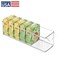 iDesign Stackable Fridge Storage Bin with Handle, Clear