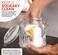 SIMPLI-MAGIC Kitchen Canisters, Various Sized, Clear