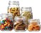 SIMPLI-MAGIC Kitchen Canisters, Various Sized, Clear