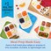 Bentgo Easyboxes Stackable 5-Compartment Lunch Boxes, 8-Piece Set