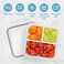 carrotez 3 Compartment Snack Container - 2.4 Cup (570ml)