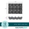 Rachael Ray Solid Glaze Ceramics Egg Tray/Holder, 12 Cup, Dark Gray