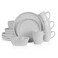 Stone Lain Jade Stoneware Dinnerware 16-Piece Service for 4, White