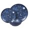 12PCS Melamine Dinnerware Sets,Starry Pattern Dishes &frac14;&OElig;Indoor &amp; Outdoor Use
