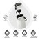 IDEUS Thermal Coffee Carafe 68oz, Beverage Dispenser White