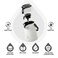 IDEUS Thermal Coffee Carafe 68oz, Beverage Dispenser White