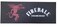 Fireball Cinnamon Whisky Extra Large Bar Mat - Rectangular, 8" x 1'8", Black, Letter Print