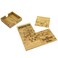 Totally Bamboo Washington State Puzzle 4 Piece Bamboo Coaster Set with Case