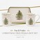 Spode Pimpernel Christmas Tree Mug &amp; Tray Set, 10 Oz - Polka Dot