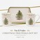 Spode Pimpernel Christmas Tree Mug &amp; Tray Set, 10 Oz - Polka Dot