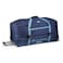 High Sierra 34 &euro; Wheeled Rolling Duffle Bag, Lightweight and Durable Weekender Travel Duffle Bag with Recessed Telescoping Pull Handle - Graphite Blue
