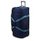 High Sierra 34 &euro; Wheeled Rolling Duffle Bag, Lightweight and Durable Weekender Travel Duffle Bag with Recessed Telescoping Pull Handle - Graphite Blue
